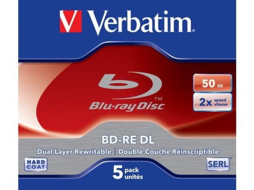 BD-RE DL Verbatim 2x 50GB (Jewel Case 5) Blu-Ray - 2093459