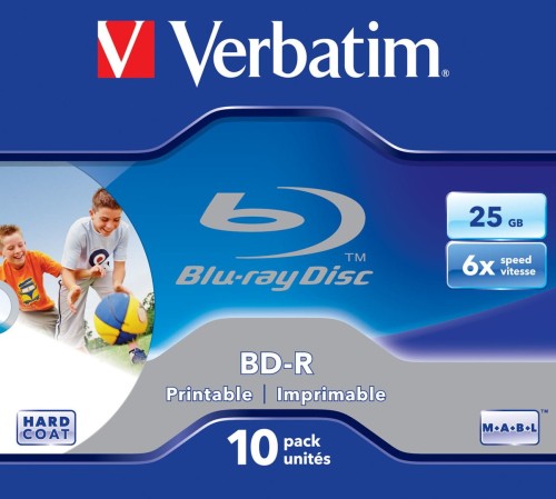 BD-R Verbatim 25GB X6 Printable (10 jewel case) - 2093464