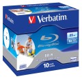 BD-R Verbatim 25GB X6 Printable (10 jewel case) - 2093463