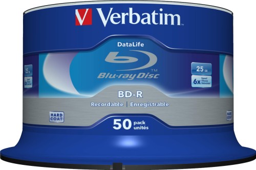 BD-R Verbatim 25GB X6 Datalife (Cake 50) - 2093468