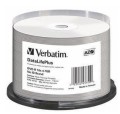 DVD-R Verbatim 4.7GB X16 AZO DL+ printable thermal białe NO ID (50 Cake) - 2093482