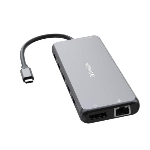 Hub USB Verbatim Multi Port CMH-13: 2x USB-C PD, 1xUSB-A 3.1, 3xUSB-A 3.0, 2xUSB-A 2.0, 2xHDMI, DisplayPort, RJ-45, audio - 2094629