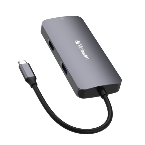 Hub USB Verbatim Multi Port CMH-05: 1x USB-C PD, 2xUSB-A 3.0, 1xHDMI, RJ-45 - 2094633