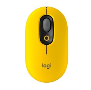 Mysz bezprzewodowa Logitech Pop Mouse Black & Yellow optyczna