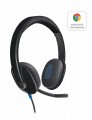 Słuchawki z mikrofonem Logitech H540 USB czarne - 1068015
