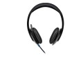 Słuchawki z mikrofonem Logitech H540 USB czarne - 1068008
