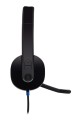 Słuchawki z mikrofonem Logitech H540 USB czarne - 1068004