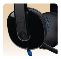 Słuchawki z mikrofonem Logitech H540 USB czarne - 1068011
