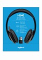 Słuchawki z mikrofonem Logitech H540 USB czarne - 1068013