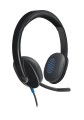 Słuchawki z mikrofonem Logitech H540 USB czarne - 1068003