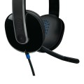 Słuchawki z mikrofonem Logitech H540 USB czarne - 1068006