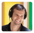 Słuchawki z mikrofonem Logitech H540 USB czarne - 1068012