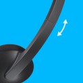 Słuchawki z mikrofonem Logitech H340 - 1068435