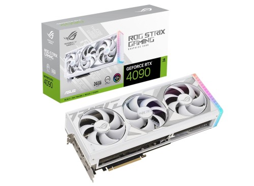 Karta VGA Asus GeForce RTX 4090 ROG-STRIX-RTX4090-24G-WHITE 24GB GDDR6X 384-bit 2xHDMI+3xDP PCIe4.0 - 1783268