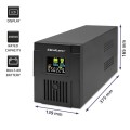 Zasilacz awaryjny UPS Qoltec  Monolith | 2000VA | 1200W | LCD | USB - 1623963