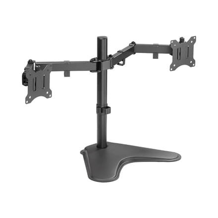 LOGILINK BP0099 Stojak na dwa monitory 17–32inch stal długość ramienia: każde 390mm - 2095366