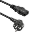 Kabel zasilający Qoltec SCHUKO/C13 | 0,6m - 973676
