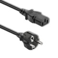 Kabel zasilający Qoltec SCHUKO/C13 | 2,5m - 973679