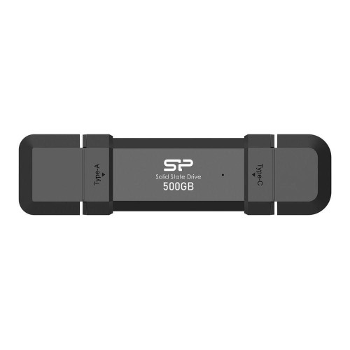 Dysk zewnętrzny SSD Silicon Power DS72 500GB USB-A USB-C 1050/850 MB/s Czarny - 2043267
