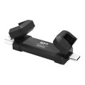 Dysk zewnętrzny SSD Silicon Power DS72 500GB USB-A USB-C 1050/850 MB/s Czarny - 2043268