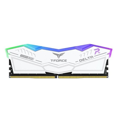 Pamięć DDR5 Team Group T-FORCE DELTA RGB 32GB (2x16GB) 6400MHz CL40 1,35V Biała - 2094563