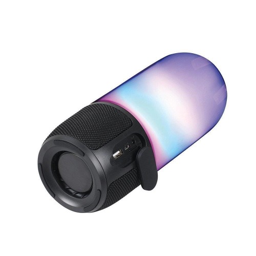Bezprzewodowy inteligentny głośnik LED V-TAC z technologią Bluetooth 2x3W USB Micro SD Czarny VT-7456 - 2087958