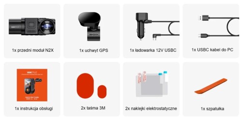 Wideorejestrator Vantrue N2X LTE - 2091850