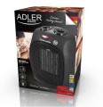 Termowentylator Adler AD 7702 (1500W; 2 stopnie grzania; kolor czarny) - 853038