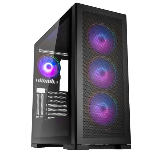 Kolink Unity Meshbay ARGB Midi-Tower, Tempered Glass - schwarz - 2093780