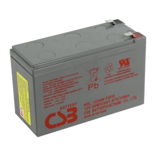 Akumulator żelowy CSB HRL1234WF2 12V 9Ah Long Life (8l) - 1880403