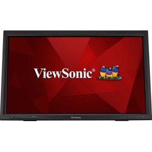 Viewsonic TD2423 monitor komputerowy 59,9 cm (23.6") 1920 x 1080 px Full HD LED Ekran dotykowy Przeznaczony dla wielu użytkowników Czarny
