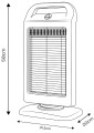 Halogenowy promiennik podczerwieni 400/800/1200W - 2104983