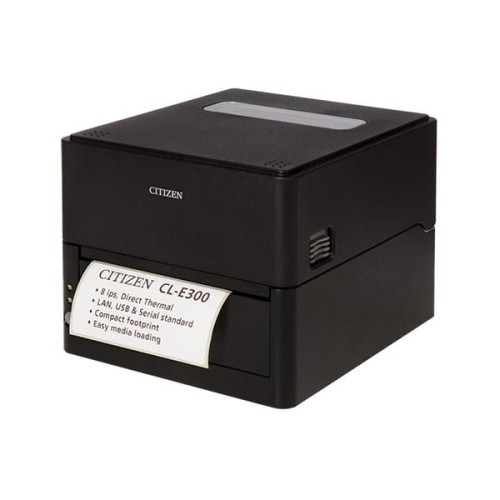 CL-E300 PRINTER LAN USB SERIAL/BLACK EN PWR 300DPI DT 5IN IN - 2110746