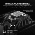 Corsair AF ELITE A115 Procesor Chłodnica powietrza 14 cm Czarny 1 szt. - 2115059