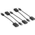 DISPLAYPORT TO VGA ADAPTER 5PK/1920X1200 - MONITOR DONGLE - 5PK - 2129545