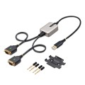 2-PORT USB SERIAL ADAPTER/TO DUAL DB9 RS232 ADAPTER - 2130077