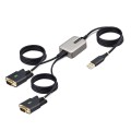 2-PORT USB SERIAL ADAPTER/USB TO DUAL DB9 RS232 ADAPTER - 2130086