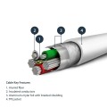 2M USB TO LIGHTNING CABLE/. - 2130274