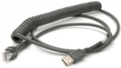 Cable: USB, black, Type A, 2.9m (9.5´), coiled, host power - 2130296
