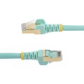 7M CAT6A ETHERNET CABLE AQUA/AQUA - SHIELDED COPPER WIRE - 2131926