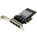4-PORT GIGABIT NIC - PCIE/CARD W/ INTEL I350-AM4 CHIP PCIE - 2137141