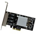 4-PORT GIGABIT NIC - PCIE/CARD W/ INTEL I350-AM4 CHIP PCIE - 2137142