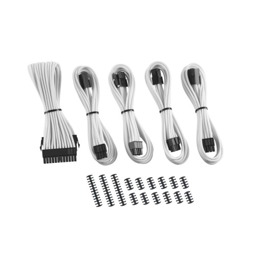 CableMod Classic ModMesh Zestaw przedłużaczy kablowych - seria 8+8 - biały - 2156653