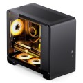 Obudowa Jonsbo U4 Mini Micro-ATX, Szkło Hartowane - Czarna - 2157036