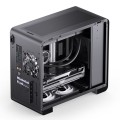 Obudowa Jonsbo U4 Mini Micro-ATX, Szkło Hartowane - Czarna - 2157063
