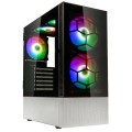 Kolink Observatory MX Glass ARGB Midi Tower Case - black/white - 2157265