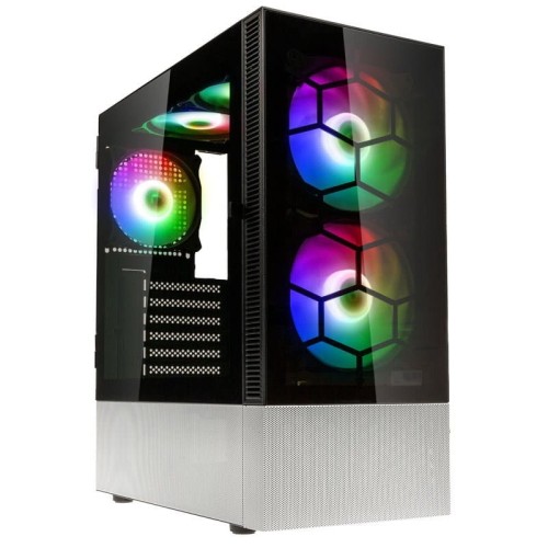 Kolink Observatory MX Glass ARGB Midi Tower Case - black/white - 2157275