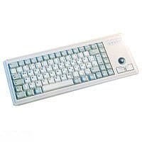 KEYBOARD USB GER MX-GOLD/SLIMLINE LIGHT GREY W/ TRACKBALL - 2164316
