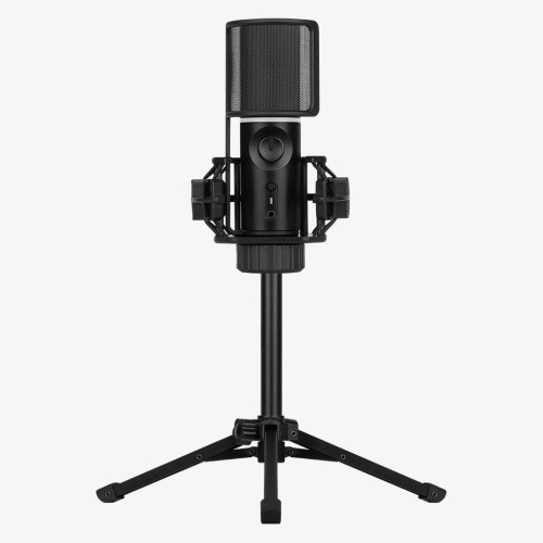 Mikrofon Streamplify MIC RGB, USB-A, czarny - statyw w zestawie. - 1888399