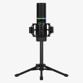 Mikrofon Streamplify MIC RGB, USB-A, czarny - statyw w zestawie. - 2164687